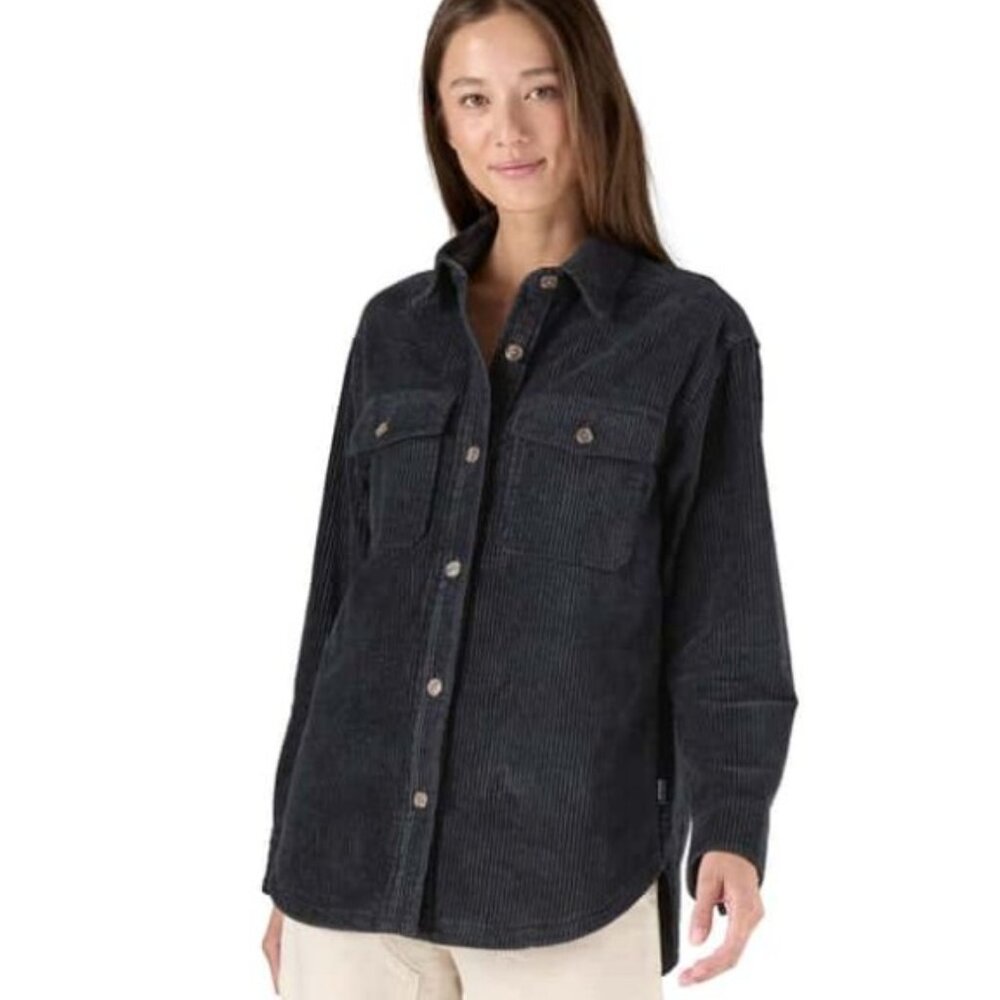 Patagonia Women's Corduroy Overshirt Jacket - Black
